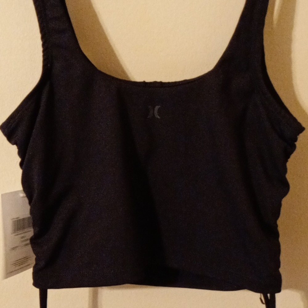 🆕 NWT Hurley Max Solid Crop Tank size XS - Picture 2 of 8